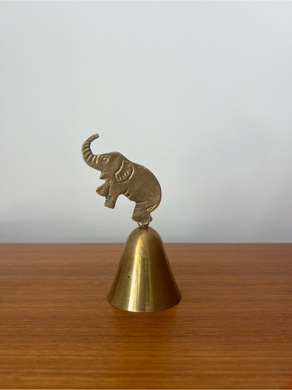 Vintage Brass Bell - Elephant Design Bell